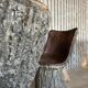 Italian faux bois concrete garden chairs