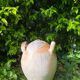 Large old vinegar jar in glazed stoneware