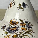 Moustiers earthenware decor kerosene lamp