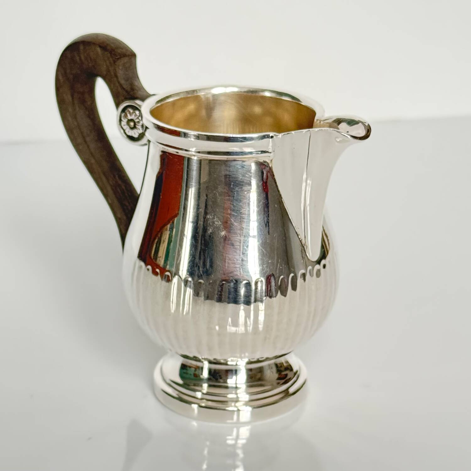 Christofle Gallia silver-plated milk jug and jug, 1920s
