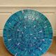 Table basse en mosaïque turquoise par Berthold Müller-Oerlinghausen, Allemagne, années 1960.