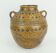 Large mid century modern ceramic vase abstract decor 1960s 70s