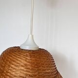 Wicker caning pendant light