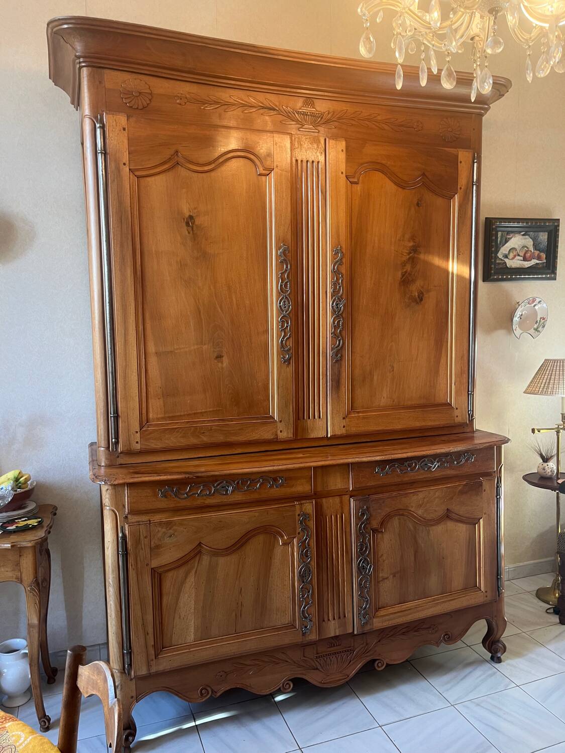 Louis XV two-part buffet, late 18th century