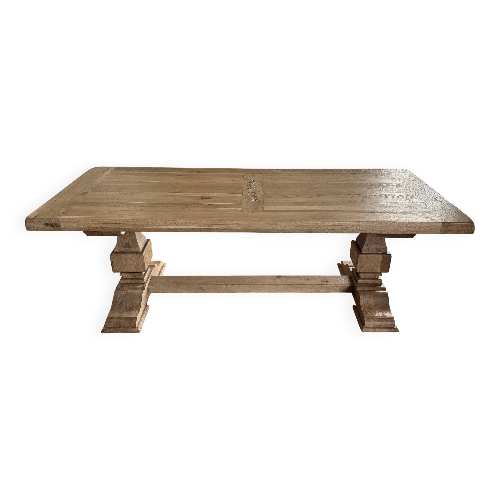 Farmhouse Table / Ancient Monastery in Solid Oak - 220 cm x 90 cm