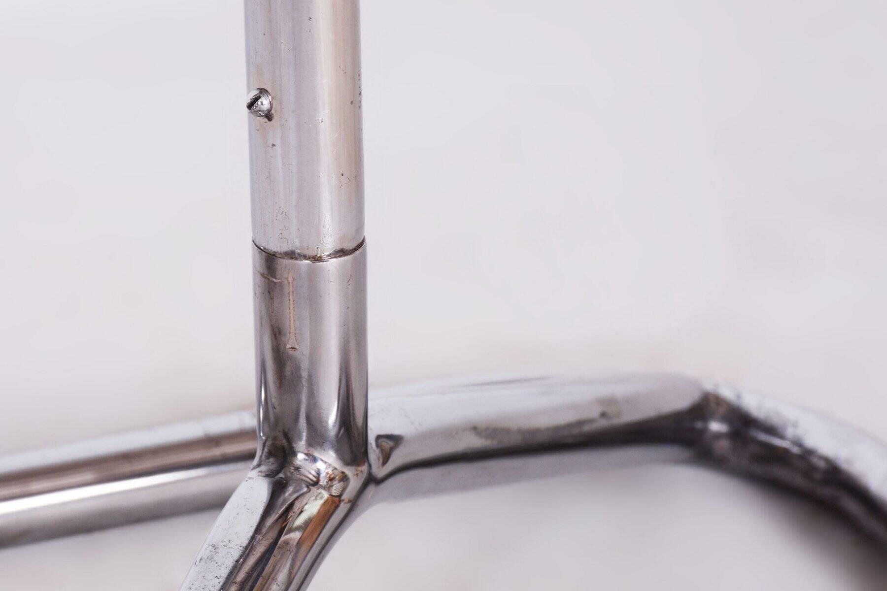 Bauhaus Coat Hanger in Chrome-Plated Steel, Czechia, 1930s