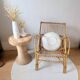 Fauteuil en rotin vintage
