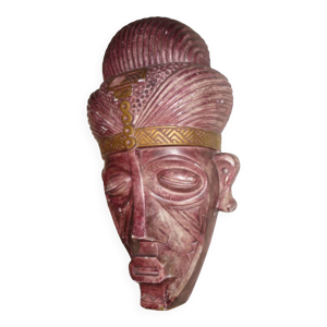 Masque africain violet