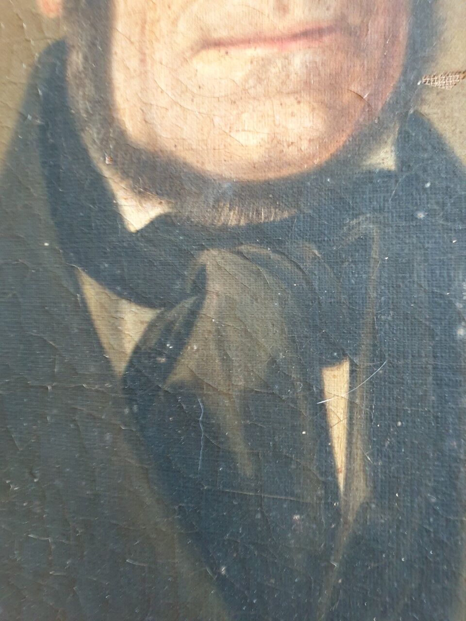 Portrait oil on canvas XIXth century