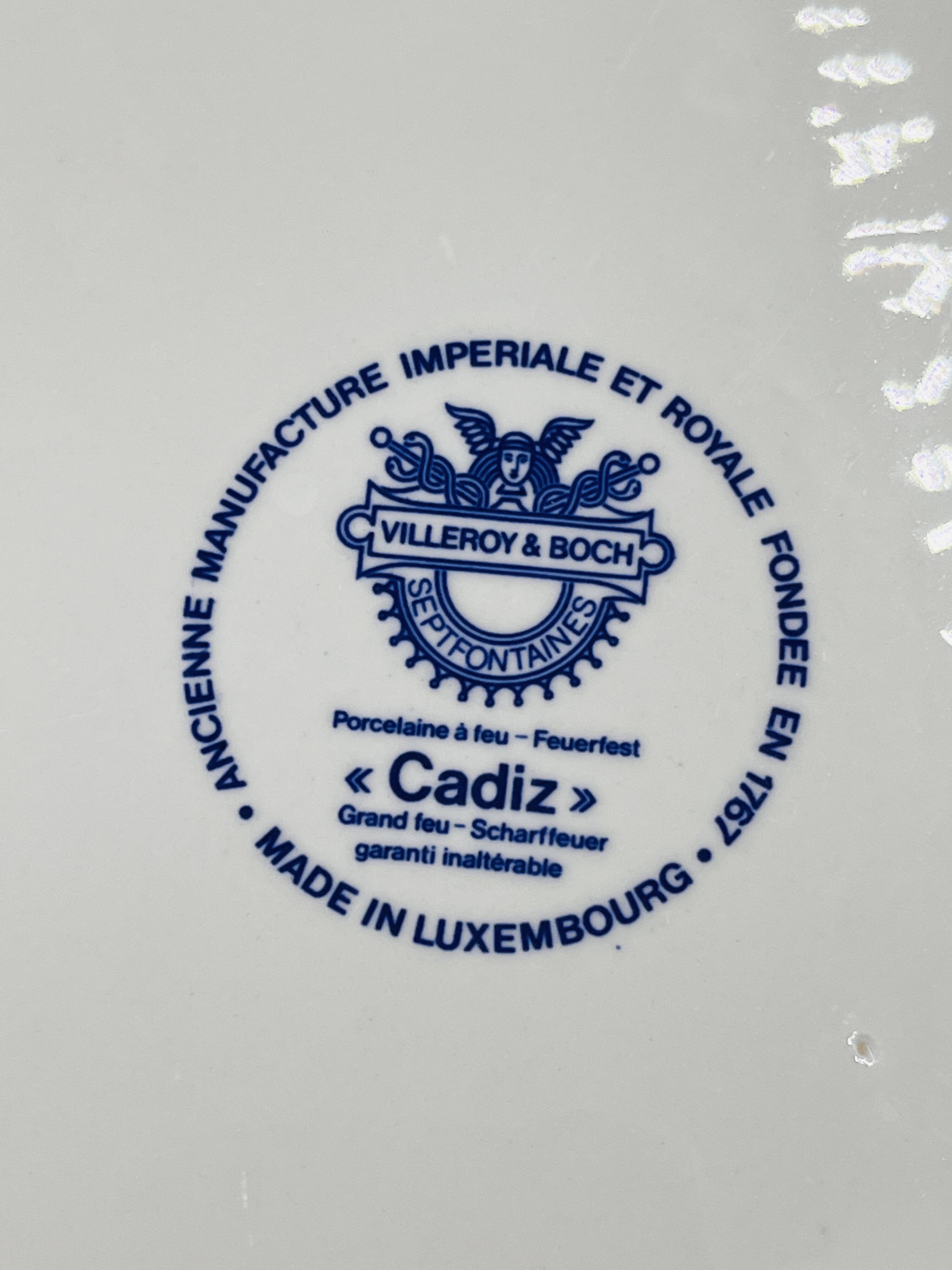 Cadiz Villeroy & Boch lunch service