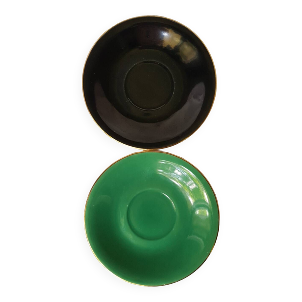 2 soucoupes Limoges LPN France