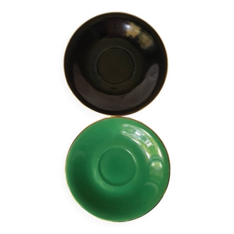 2 soucoupes Limoges LPN France