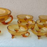 Glass dessert service