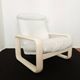 Hombre Leather Chair & Ottoman by Burkhard Vogtherr for Rosenthal