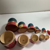 Vintage Russian Folk Art Matryoshka Dolls