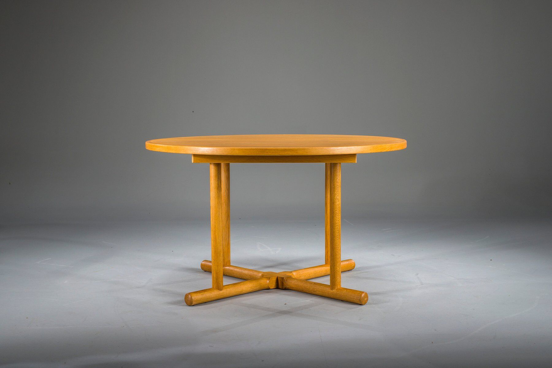 Danish extendable oak dining table by Kurt Østervig for Jason Møbler, 1950s