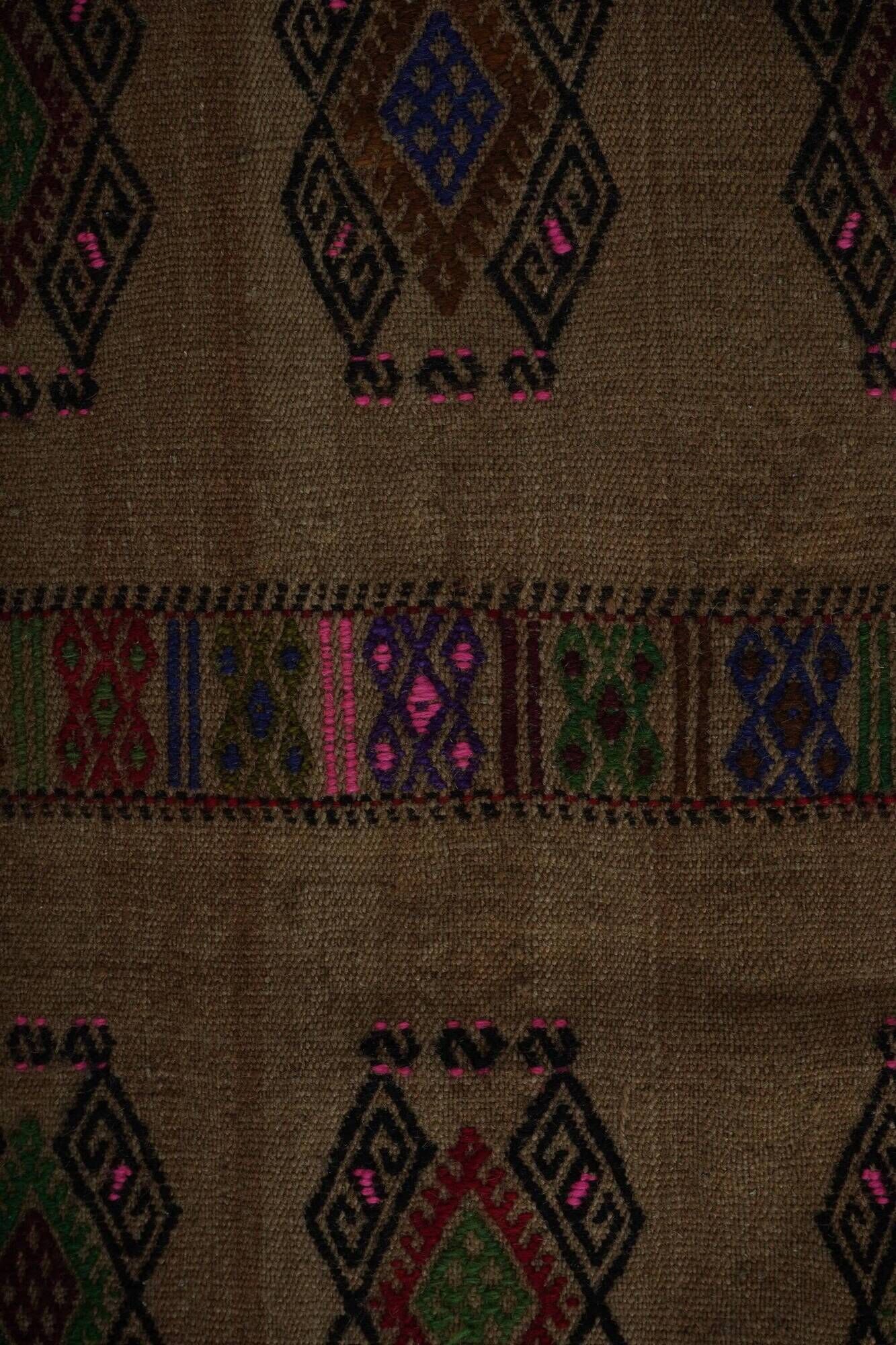 Vintage Turkish hallway rug 58x652 cm