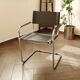 Mart Stam Style Cantilever Chairs – S34 Inspired, Chrome Frame, Leather Uph