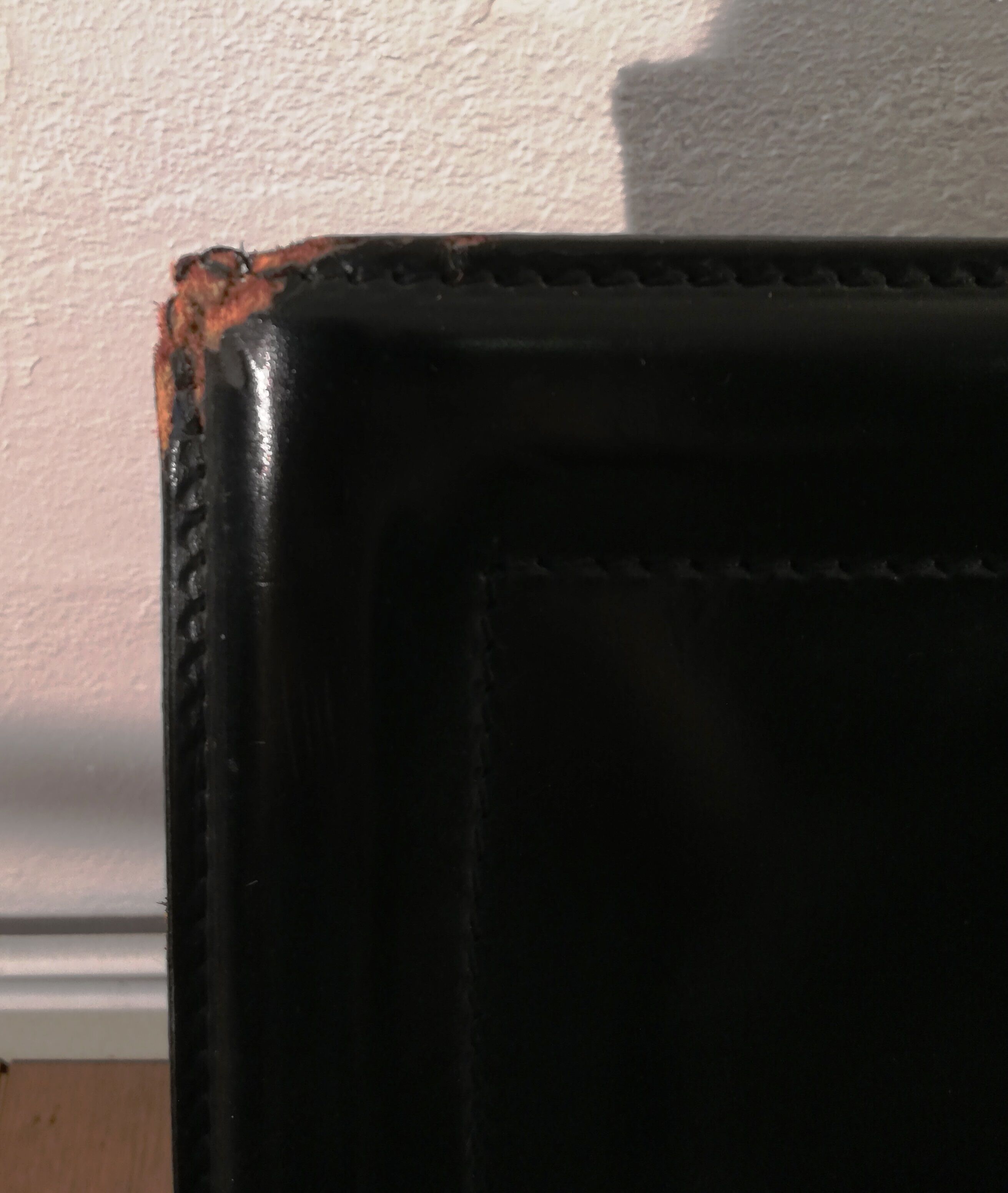 Vintage leather armchair