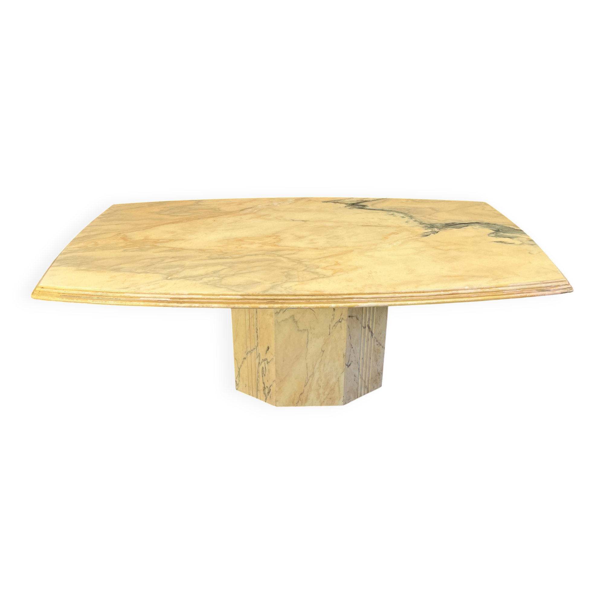 Vintage marble dining table, 1970s