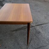 Table rectangulaire en teck scandinave 1960