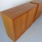 Large teak chest by H. W. Klein for Bramin, 1960s