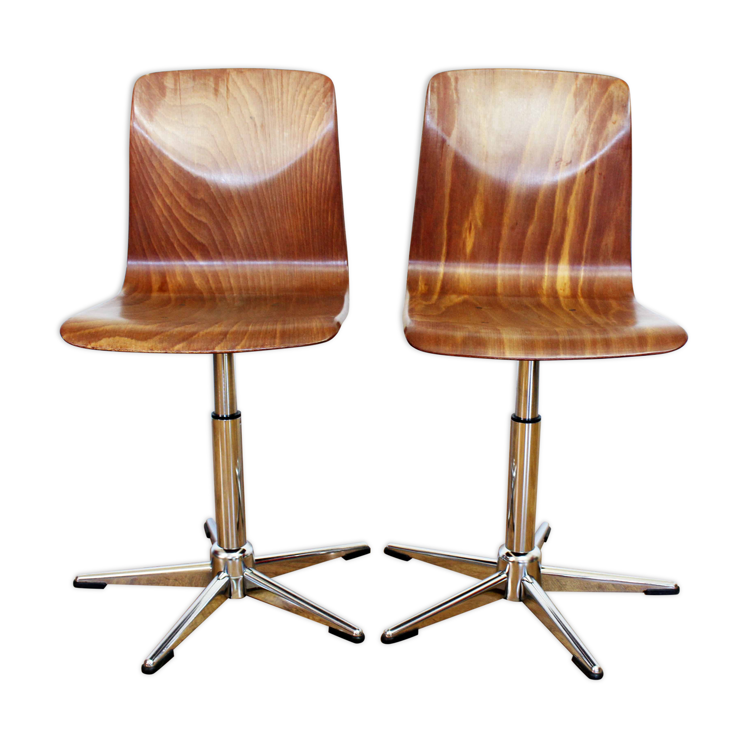 Pair of chairs Pagholz Thur op Seat 1970