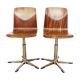 Pair of chairs Pagholz Thur op Seat 1970