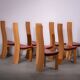 8 chaises Iris par Bob Van den Berghe pour Van den Berghe – Pauvers