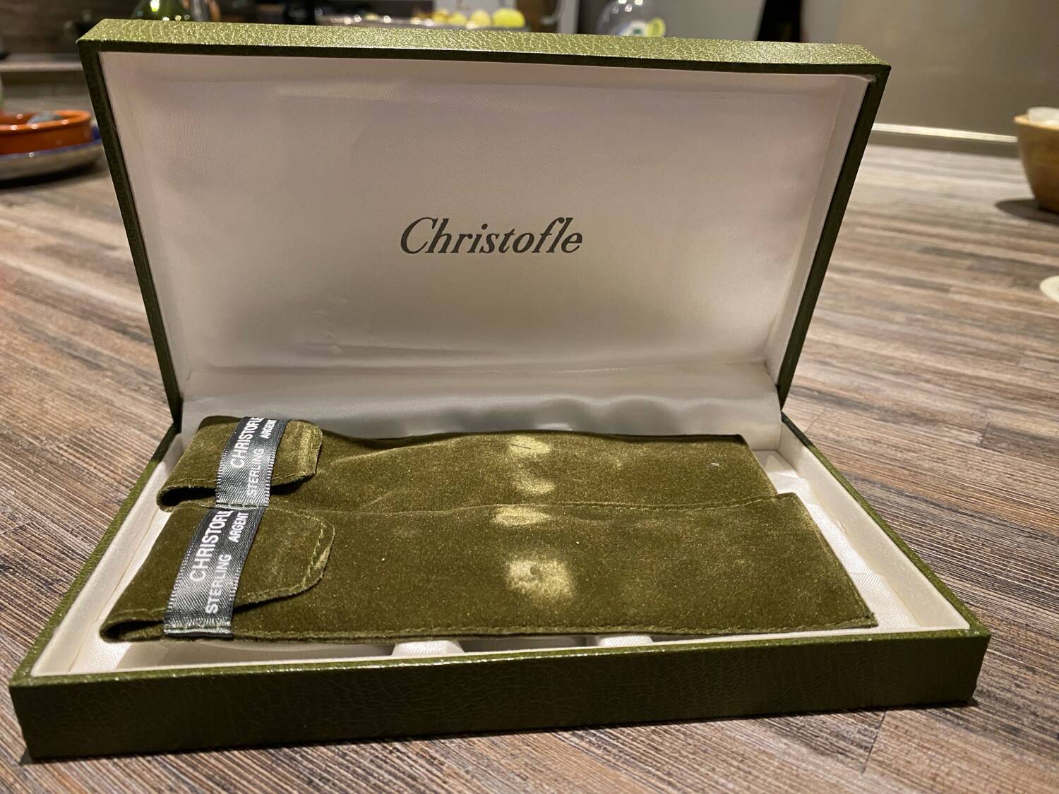 Christofle Baby Gift Set in Solid Sterling Silver 925 - Spoon and Fork