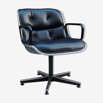 Executive model swivel chair by Charles Pollock edited by Knoll, 1970s