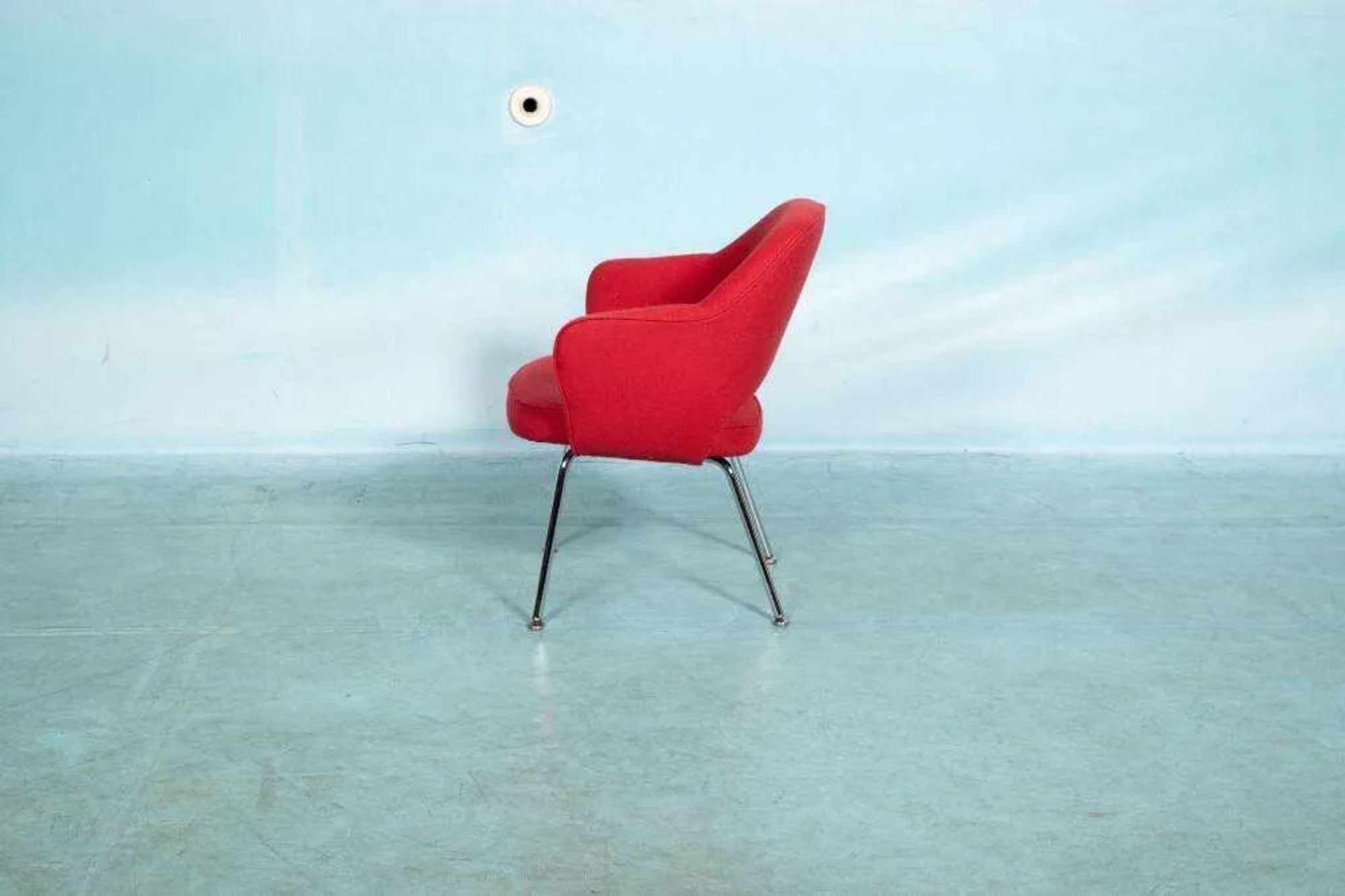 Chaise exécutive Knoll Saarinen des années 1960, époque spatiale.