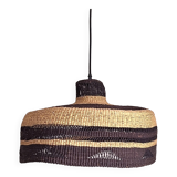 Large Boga woven pendant light (Ghana)