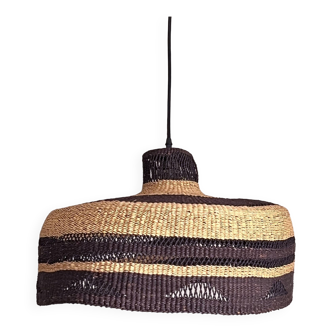 Large Boga woven pendant light (Ghana)