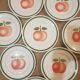 Set of 8 dessert plates wolf mill apple model