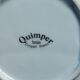 Porcelain molds & fries plate Croquet Quimper
