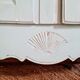 Buffet low blue patinated raw tray