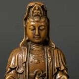 Two magnificent statues of Guanyin. Guanyin (觀音) is one of the bodhisattvas.