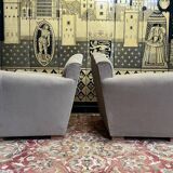 Paire de fauteuils club Art Déco