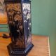 Lampe pagode , abat jour soie