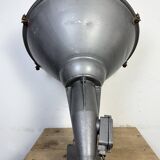 Large Vintage Industrial Aluminium Factory Wall Spotlight, 1970s