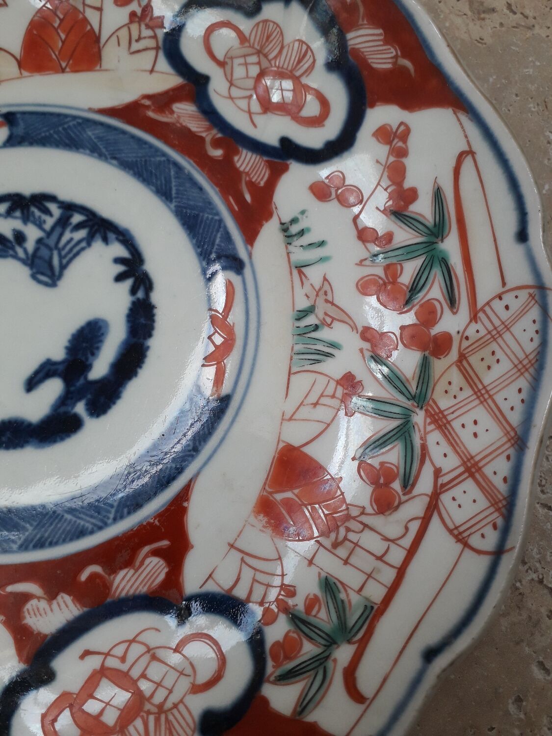 Assiete collection Imari antique Japanese porcelain
