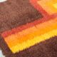 Tapis design vintage 1970 cubiste français