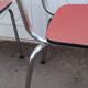 Pair of vintage formica chairs