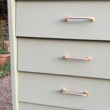Khaki vintage dresser