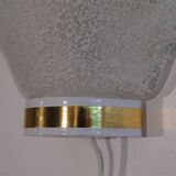 Applique scandinave en verre 1970