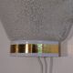 Applique scandinave en verre 1970