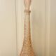 Rare pink polished glass bottle