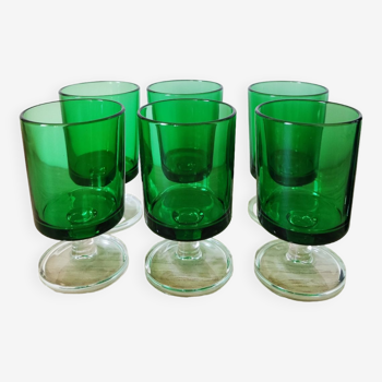 Verres a liqueur Cavalier Luminarc vert