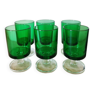 Verres a liqueur Cavalier Luminarc vert